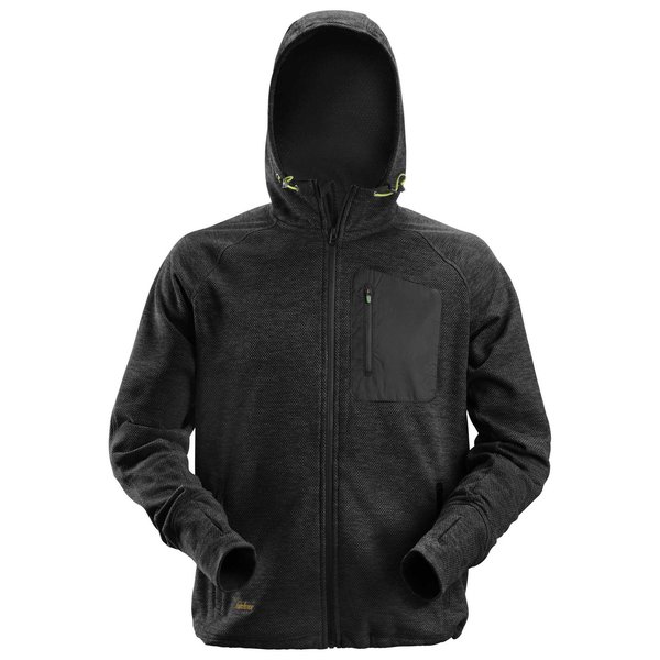 Snickers Workwear FlexiWork Fleece Hoodie (Black/Black) - X-Large U8041 0404 007